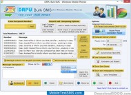 Windows Mobile Text SMS Software screenshot
